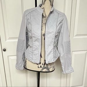 White House black market Moto jacket Size 4